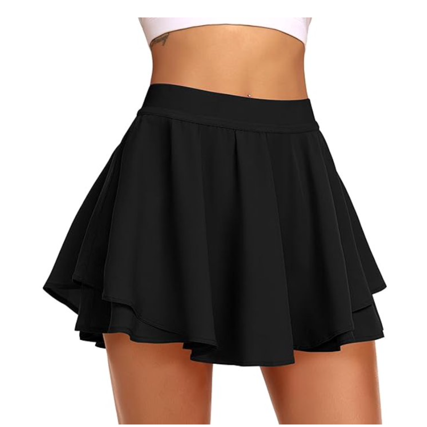 Tennis Skirt for Women with Shorts Pleated